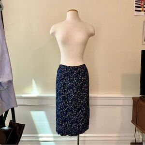 Floral Blue Skirt